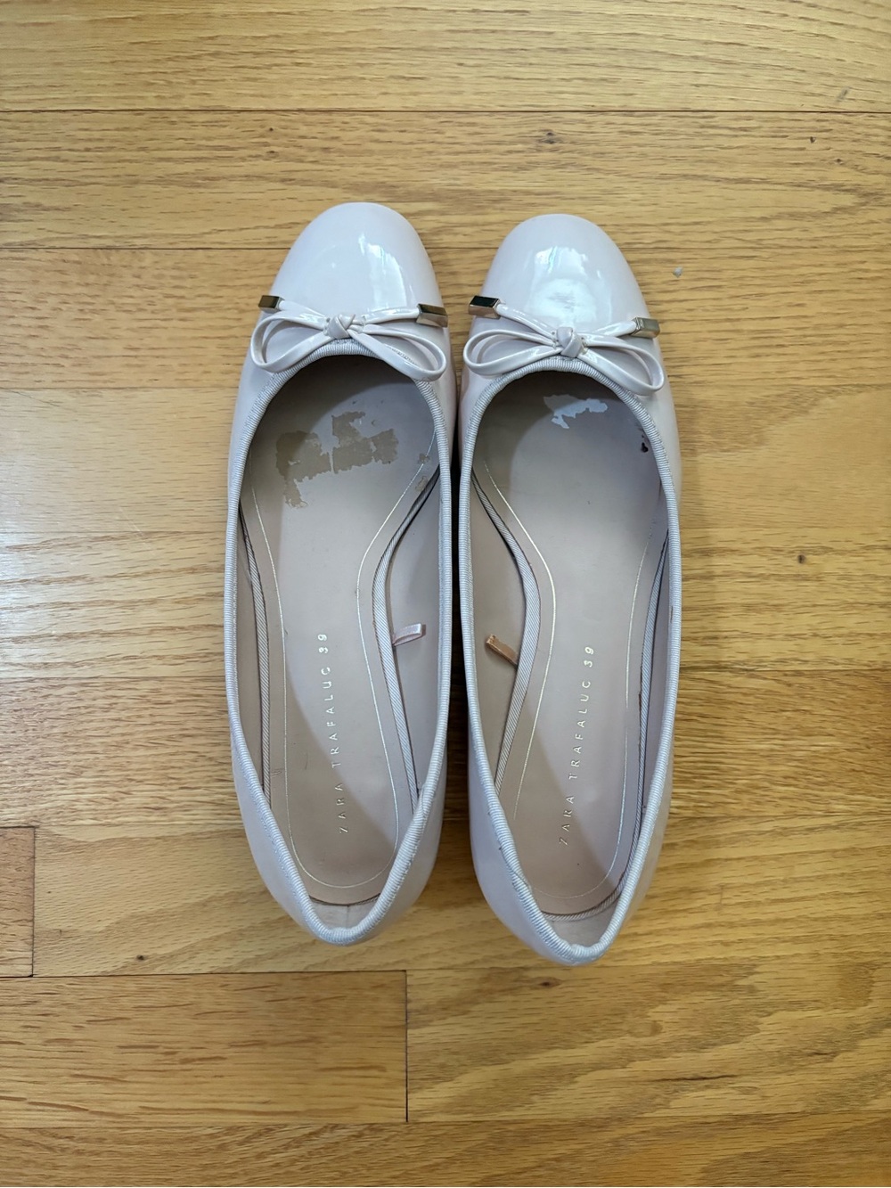 Zara Patent Leather Ballet Flats